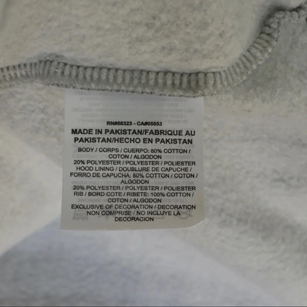 Nike Gray Hooded Sleeveless Muscle Tee Zip-Up